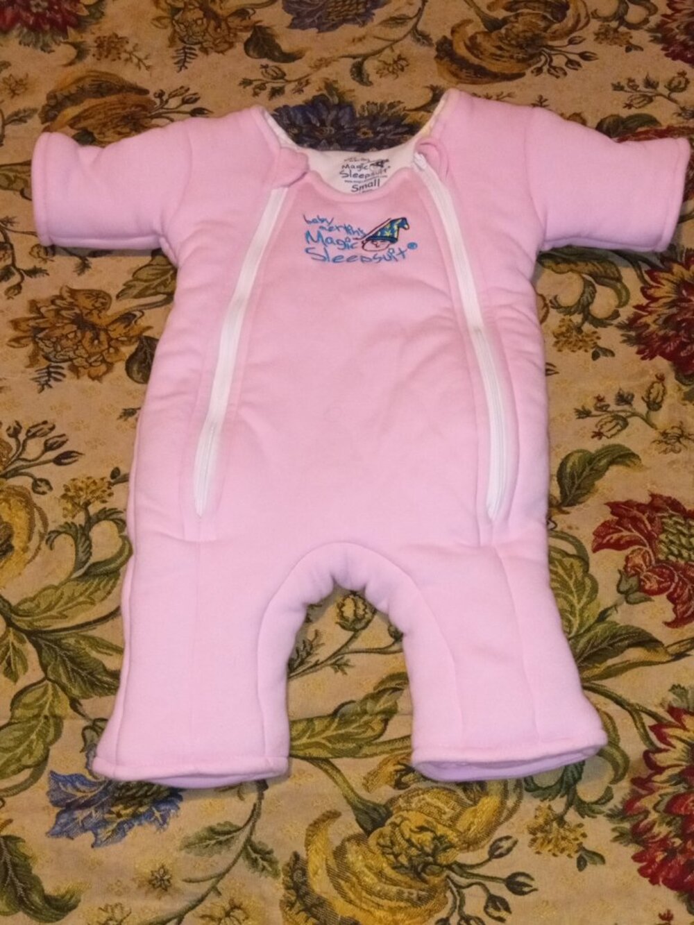Baby Merlin Magic Sleepsuit 100% Cotton Wearable Blanket PINK S (3=6M)